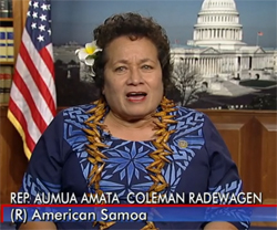 Congresswoman Aumua